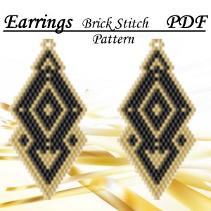 Handmade Marketplace 465 Earrings bead pattern