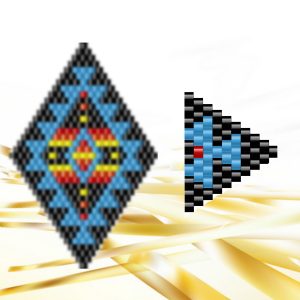 Handmade Marketplace 463 beaded earrings