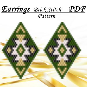 Handmade Marketplace 559 Earrings bead pattern