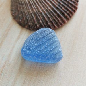 Blue sea glass B82