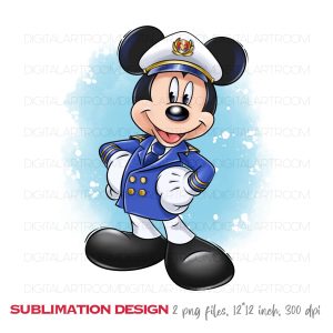 Cruise Line Mickey Print Template Png illustration