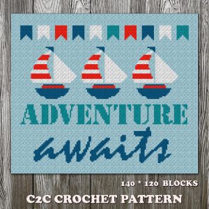 Adventure awaits blanket