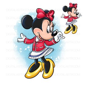 Cruise Line Minnie Print Template Png illustration