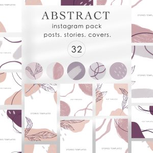 Handmade Marketplace 676 32 Abstract Instagram Templates