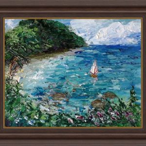 Handmade Marketplace 459 Hawaii Painting Anini Beach