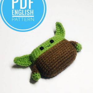 Crochet pattern case Baby yoda for AirpodsPro