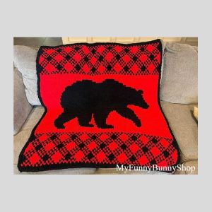 Handmade Marketplace 459 loop-yarn-buffalo-bear-blanket