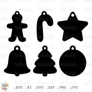 Christmas Ornaments Svg