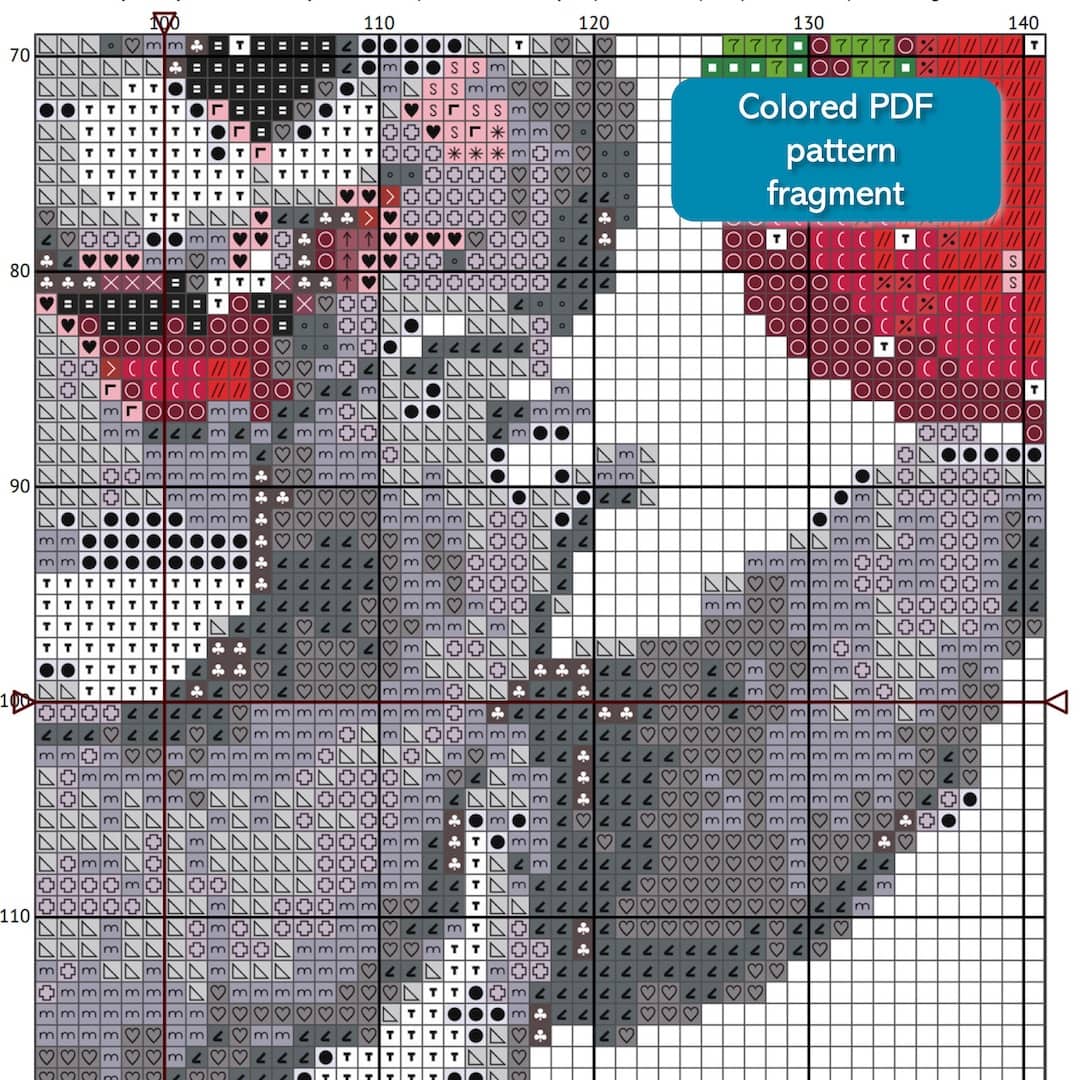 Funny Bunny with strawberry cross stitch pattern 2 Funny Bunny with strawberry cross stitch pattern
