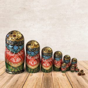 Russian Wooden Doll Matryoshka Tale Humpbacked Horse set 10 pes.