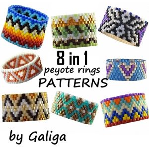 Handmade Marketplace 561 peyote rings patterns