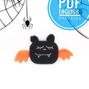 Handmade Marketplace 469 Crochet pattern case Bat for AirpodsPro