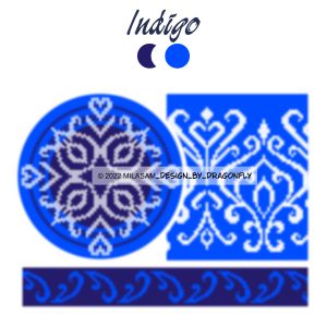 Handmade Marketplace 559 crochet PATTERN Wayuu mochila bag PATTERN INDIGO 2