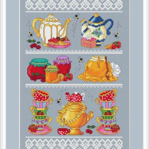 Tea time cross stitch