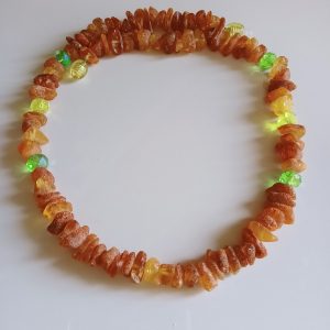 Raw amber necklace Baltic amber choker beads necklace amber jewelry handmade
