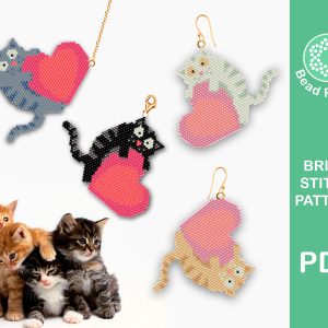 Cat lovers bead pattern