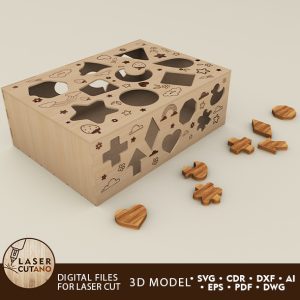 Sorter, Puzzle, Kids Craft, Montessori Toys, Shape