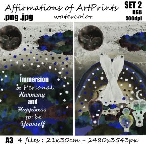 Magic Relaxation SET 2 Art Prints