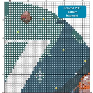 Galaxy Monogram letter Z cross stitch digital pattern created for Creative cross stitch shop instant download PDF