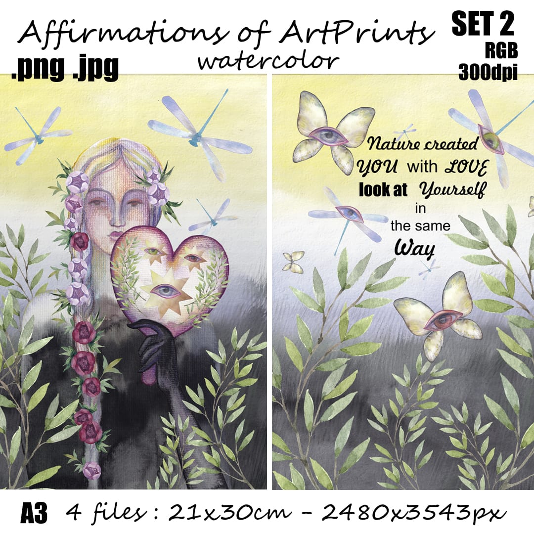Motivations SET 2 Art Prints