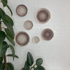 Handmade Marketplace 677 Handmade wall baskets Kids room wall basket set of 6