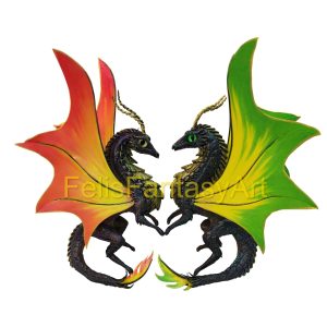 Fantasy art. Dragons print
