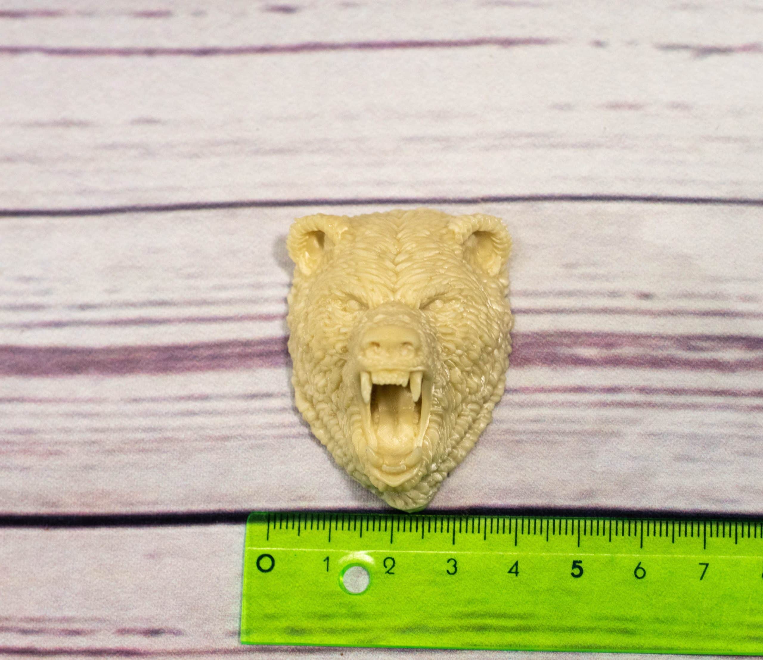 silicone mold face bear creating decorations and decorations