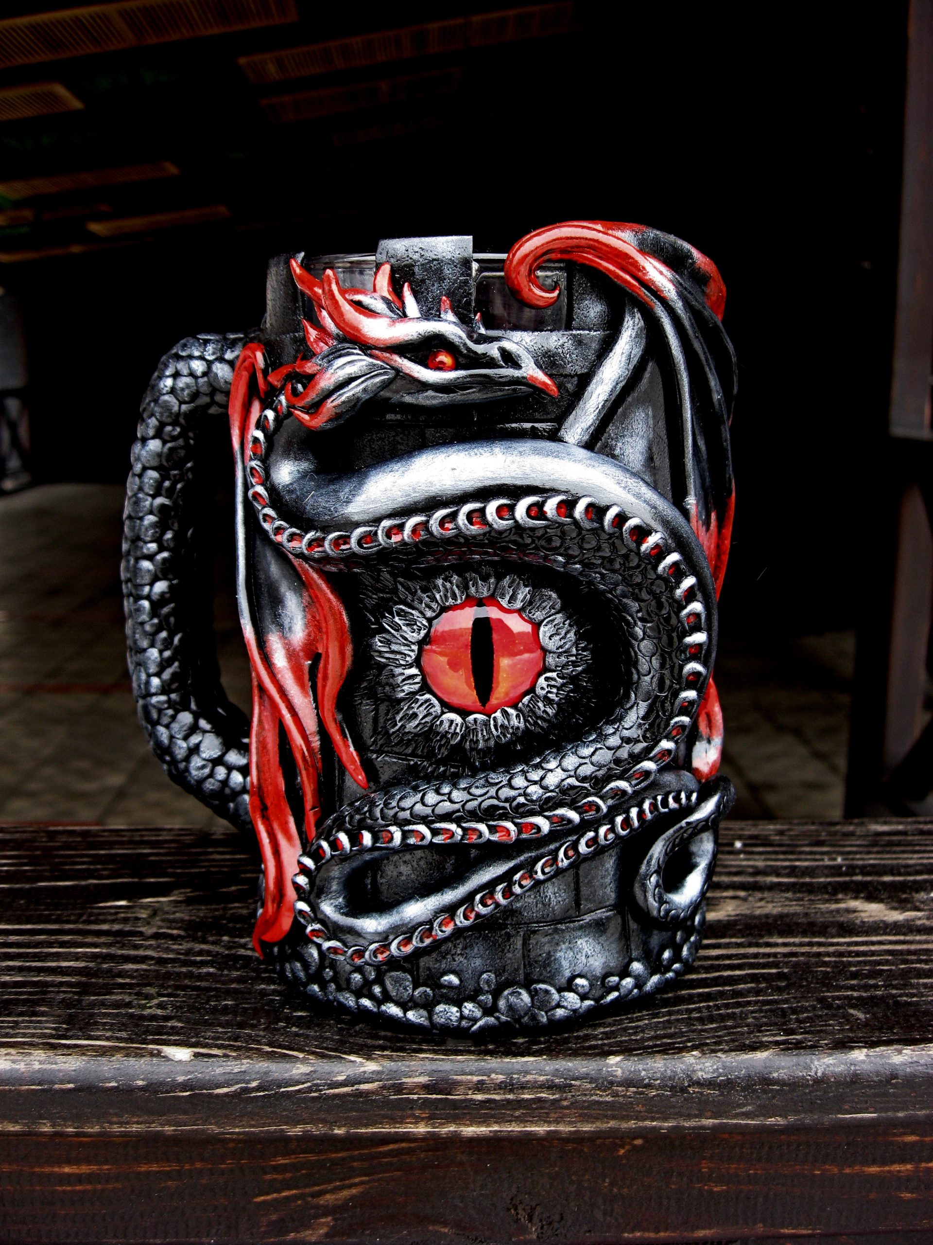 Dragon beer mug