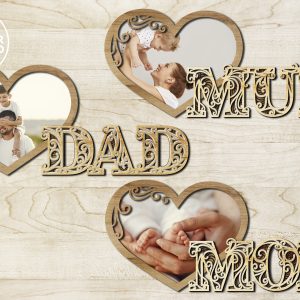 MUM DAD Mother’s Day Photo Frame Father’s Day Gifts