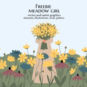 Mercado de productos hechos a mano 640 free wildflower clipart, afro woman illustration png ai svg
