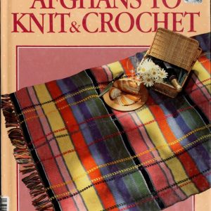 Vintage 1986 Knitting Afghans to knit & crochet