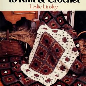 Vintage 1980s Knitting Afghans to crochet & knit