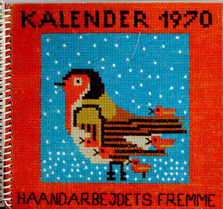 Haandarbejdets Fremme - Kalender 1970 - Vintage book 1 Haandarbejdets Fremme - Kalender 1970 - Vintage book