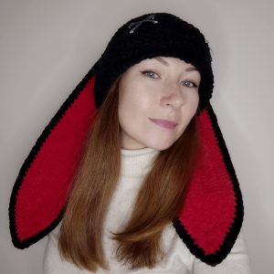 emo bunny hat