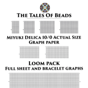 loom beading graphs miyuki dbm