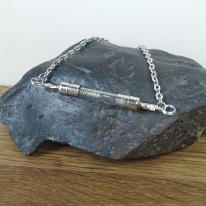 clear vacuum tube necklace