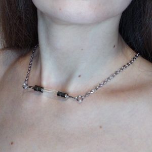 glass vacuum tube necklace