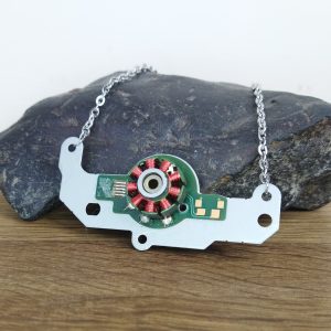 cyberpunk necklace recycled