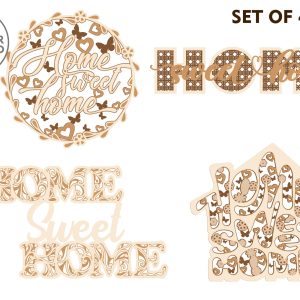 Sweet Home Signs Bundle Multilayer Cut Template