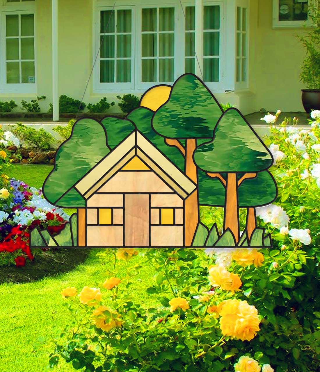 Stained Glass Ornaments – Housing a Forest
