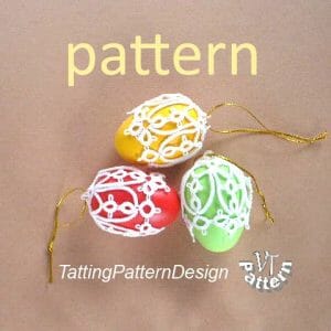 Pattern and tutorial tatting butterfly with seed beads. - Crealandia