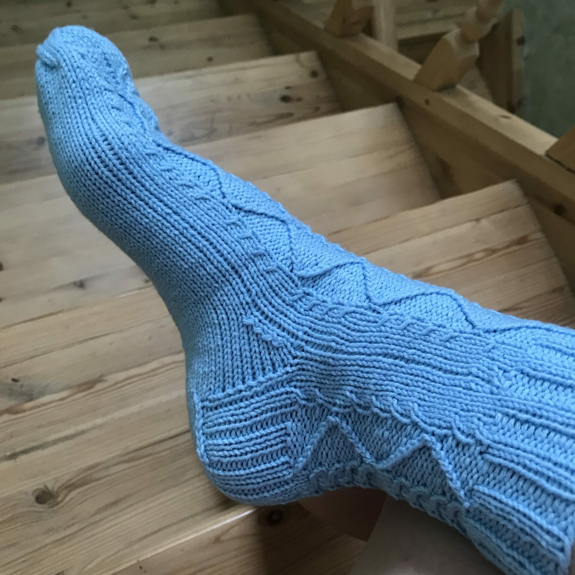 sock on the leg