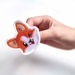 Machine embroidery design CUTE CORGI