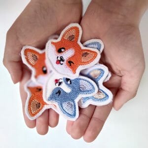 Machine embroidery design CUTE CORGI
