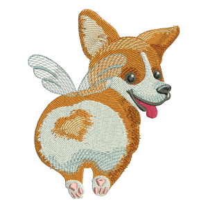 Machine embroidery design KORGI – ANGEL