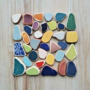Set of bright genuine Sea Pottery KR23