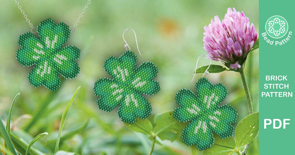 Four Leaf Clover Focal Bead – Sassy Bead Shoppe