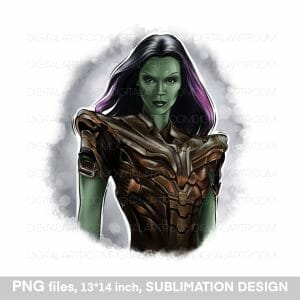 Gamora Marvel Superwoman Png Art Print