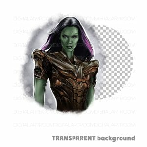 Gamora Marvel Superwoman Png Art Print