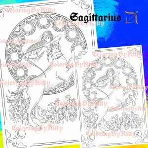 Coloring book spiral bound My Secret Home 20 coloring pages A4 -  Crealandia